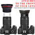 Tectra 58MM 0.43x T7 T7i T6i T6s T6 SL2 SL3 70D 77D 80D 1100D 700D 650D 600D 550D 300D 100D Professional HD Wide Angle