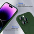 iPhone 14 Pro Max Magnetic Case for Women - Matte Luxury Soft Metallic, Magsafe Compatible, with Camera Lens Protector