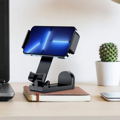 WixGear Universal Airplane in Flight Tablet Phone Mount, Handsfree Holder for Desk with Multi-Directional Dual 360