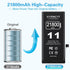 XYIRMCYF 21800mAh 11, 0 11, Super Capacity Battery Compatible with iPhone Cycle Li-Polymer Replacement Battery