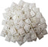 Premium Grade Strength Cable Tie Mounts (25mm x 25mm) Self ADHESIVE Clips Wire Tie Base - 100 Clear/White
