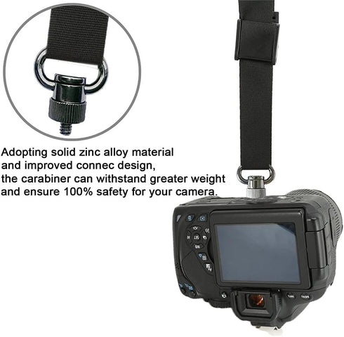 ztowoto Camera Shoulder Double Strap Harness with Quick Release Adjustable Dual Camera Tether Strap and Lens Cleaning
