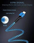 Phone Car Charger, Dual Port Cigarette Lighter Adapter + 2Pack-3FT Lightning Cables for Fast Charging iPhone 14 13