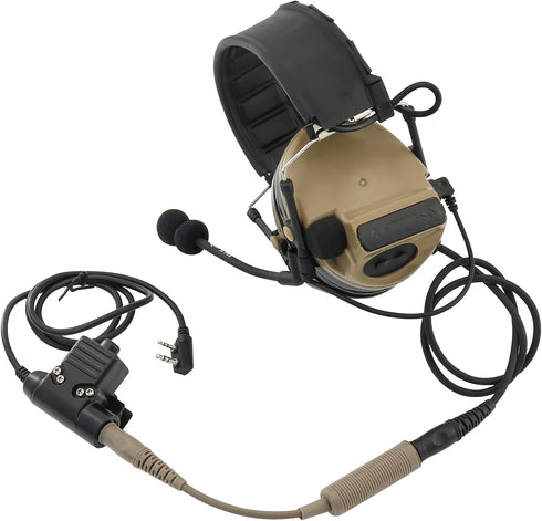 U-174 Ptt Adapter Cable for Military/NATO Version Ptt/Tactical Headset Compatible with Civilian Ptt Adapter