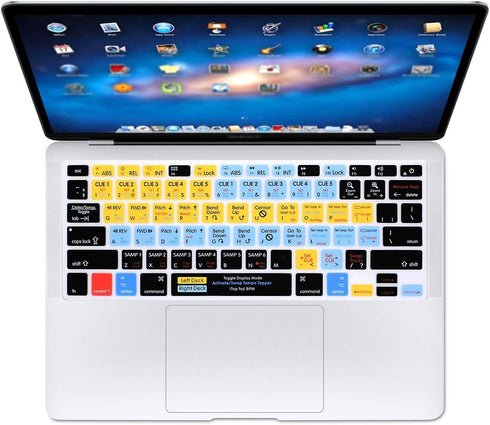 Serato Scratch Live Keyboard Cover, US Layout for Air 13 Inch A1466 A1369 and MacBook Pro 13/15 Inch