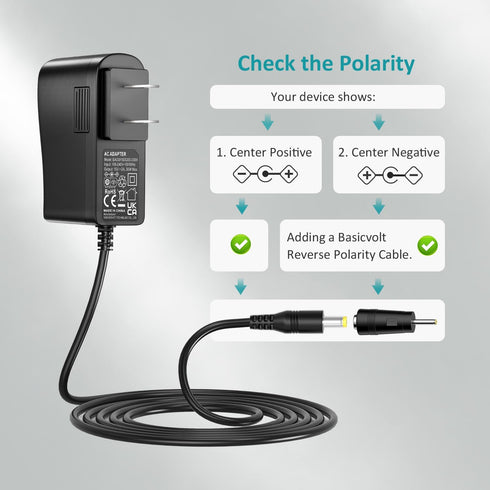 15V 2A 1A Switching Power Supply Charger 15Volt 2Amp 1.5A Universal AC/DC Adapter Replacement Regulated Power Cord for Litter Robot & LED Light and More 15Vdc Household Electronics