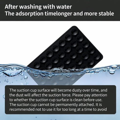 SHENGXIN 2 Pack 40 Silicone Double-Sided Suction Grip Cups per Side, Strong Hold for iPhone, Galaxy, Pixel, Android