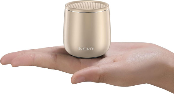 INSMY Small Bluetooth Speaker, Waterproof Mini Portable Wireless Speaker with Punchy Bass, Handheld Pocket Size