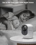 COCOCAM 2K 5200mAh 2.4G Indoor Pan/Tilt Security Camera with Battery, WiFi Camera,Wireless for Baby Monitor/Pet/Home
