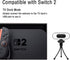 Svcouok 1080P 2/ 3-Level USB Camera for Switch PC, Ring Light & Brightness - Streaming Camera with Built-in Mic, Tripod