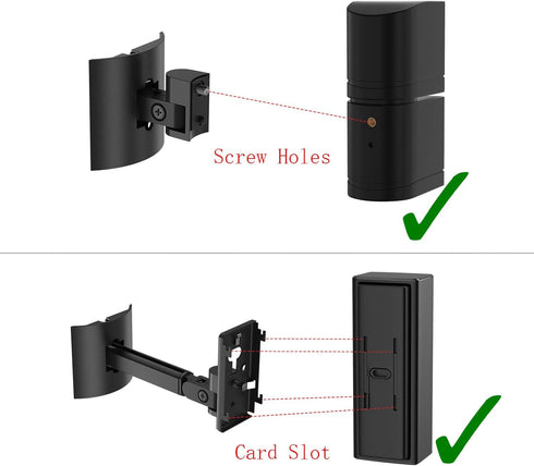 Wall Mount Ceiling Bracket For UB-20 II Compatible with All Bose CineMate Lifestyle ST535 ST525 ST520 535III 525III CM520 SoundTouch JC-II AM6-V AM10-V AM10IV Virtually Invisible 300 Lifestyle 600