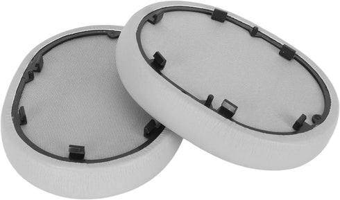 WH 1000XM5 Ear Cushions Replacement - Protein Leather, Cotton Pads, Noise Insulation Memory Foam, Platinum Silver.