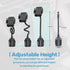 VARGTR 2-in-1 Cup Holder Phone Mount, Universal Adjustable Gooseneck, 360 Rotation, One-Button Release, Fits 4"-7"
