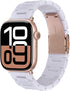 V-MORO Resin Band Compatible with Apple Watch Bands Series 10/9/8/7, 41mm 42mm 40mm 38mm Fashion Strap