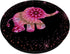 Cute Pink Purple Mandala Baby Elephant PopSockets Grip and Stand for Phones and Tablets - Cool Black Background