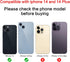 2pcs/Set Rear Back Camera Lens Covers Replacement for iPhone 14/ iPhone 14 Plus Back Rear Glass Lens Covers Replacement with Pre-Installed Adhesive + Repair Tool Kit, Anti-Lens Scratch & Waterproof