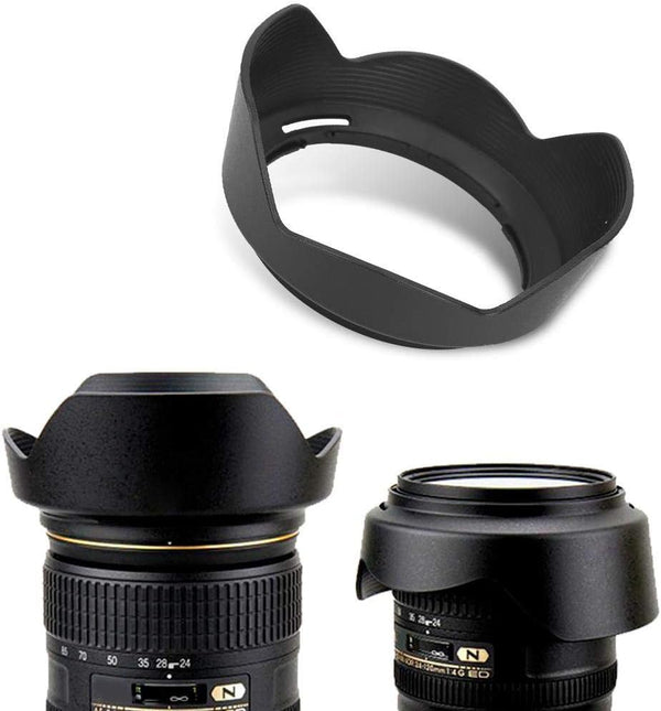 HB-53 Lens Hood, Camera Lens Sunshade Replacement for AF-S 24-120mm f/4G ED VR