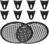 Unifizz Car 2pcs Audio Speaker Cover, Metal Mesh Subwoofer Grill Horn Guard 8 Inch, Black