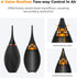 K&F Concept Air Blower with Long Nozzle/Short Nozzle Switch Design, Single Air Intake for Digital SLR Lens Sensor