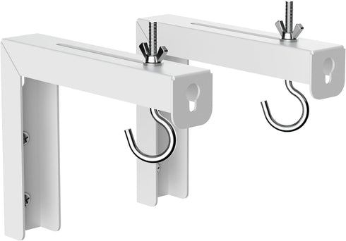 suptek Universal Projector Screen Wall Mount L-Brackets Wall Hanging Mount 6 inch Adjustable