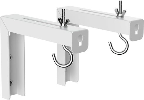 suptek Universal Projector Screen Wall Mount L-Brackets Wall Hanging Mount 6 inch Adjustable