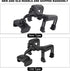 Keenso Rearview Mirror Mount Grip Clip, 360° Phone Holder Stand for Cell Phone & GPS