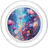 Painting of Flowers Under Purple Skies, PopSockets MagSafe PopGrip for iPhone