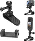 Car Sun Visor Mount for Insta360 X4 X3 X2, DJI Osmo Pocket 3, Action 4 3, with Phone Clip for Vlog/Video POV