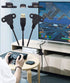 Guo USB Charging Extension Cable Male to Dual Female, USB 2.0 Charging Port 1 to 2 Panel Mount for Mobile Phones