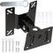 Uonlytech Wall Mount Tv Bracket 360-degree Rotatable Monitor Stand Metal Shaft for 14-27