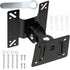 Uonlytech Wall Mount Tv Bracket 360-degree Rotatable Monitor Stand Metal Shaft for 14-27