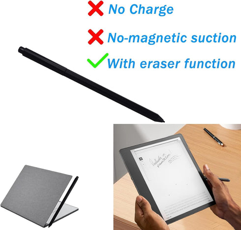 Pen for Remarkable 1/2 Tablet, Stylus Pen with Eraser, EMR Pen Replacement Compatible with 828TT, Palm Rejection for