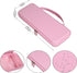 Aproca Pink Hard Travel Storage Case for Logitech K380 Multi-Device Bluetooth Keyboard and Pebble M350 Mouse