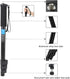 ciciglow Camera Monopod, Professional Telescopic Monopod Anti Slip, Aluminum Alloy Portable Travel Monopod Stand