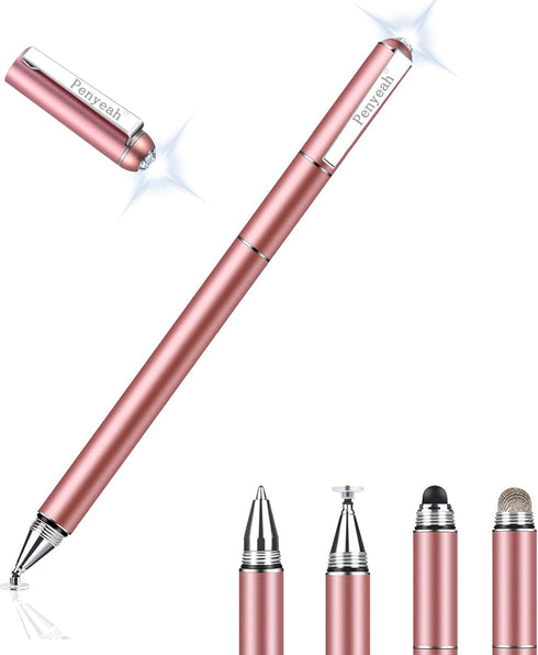 Penyeah Sparkling Diamond Stylus Pen, Multi-Tips Capacitive Stylist for Touch Screen Cellphones/Tablets,Retirement Gift,Birthday