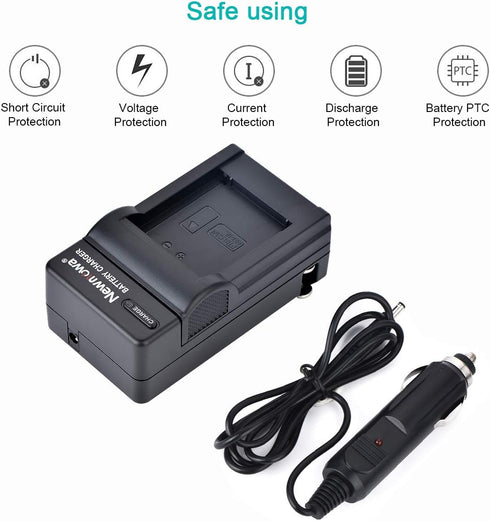 Newmowa NB-11L/NB-11LH Replacement Battery and Charger Kit (2-Pack) for Canon PowerShot A2300 IS, A2400 IS, A2500,