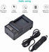 Newmowa NB-11L/NB-11LH Replacement Battery and Charger Kit (2-Pack) for Canon PowerShot A2300 IS, A2400 IS, A2500,