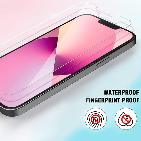 Ferilinso iPhone 13 Mini Screen Protector 3 Pack, HD Tempered Glass, 9H Hardness, Case Friendly, Easy Install, 5G.