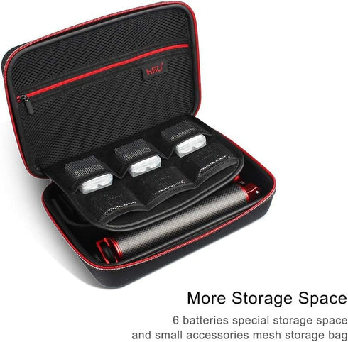 HSU Carrying Case for GoPro Hero 13/12/11/10/9/8/7/6/5/4/3+/3, DJI Osmo Action, Insta360 ONE X3 - Travel Case
