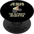 PopSockets Swappable PopGrip Jesus Deadlift Workout Gym Fitness Funny God Christian Gift