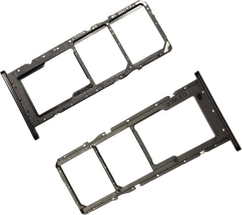 a02S Dual SIM Card Holder Replacement Tray for Samsung Galaxy A02S a025 2021, 6.5 Inches, Black
