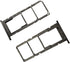 a02S Dual SIM Card Holder Replacement Tray for Samsung Galaxy A02S a025 2021, 6.5 Inches, Black