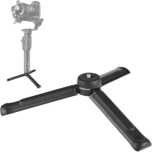 MINIFOCUS Camera Tripod, Compact Desktop Stand with 1/4" Screw for Gimbal Stabilizer and DSLR Cameras