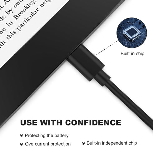 USB C Charging Cable for Kindle Paperwhite 2022, Kindle Scribe, New-Fire Max 11 2023, HD 10 10Plus 9th-13th Gen, Fire