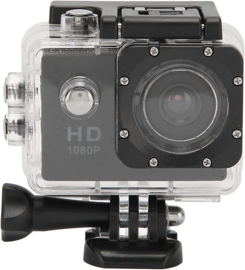 Waterproof Sports Camera - 2.0 Inch Action Camera, 4K 1080P Underwater Outdoor Sports Camera with 140 Degrees Wide