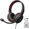 SIMOLIO Wired Kids Headphones with Boom Microphone, 3 Levels Hearing Protection for School, Gaming, Durable Headsets