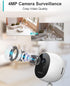 WUUK 4MP 24/7 2-Way Indoor Security Camera, WiFi Camera Indoor Baby Monitor, Pet Camera w/Motion & Human Detection