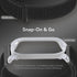 5.5"8.7" TUDIA Snap On PC Case with Adjustable Nylon Hook & Loop Wristband Compatible with PLAUD NotePin AI Voice