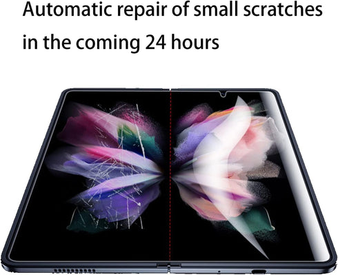 Anti-Spy Screen Protector for Samsung Galaxy Z Fold 5 5G 2023, Matte Anti-Glare Privacy Outer Inner Soft Anti-Scratch