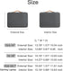 360 Protective Laptop Sleeve for 15.6-16.1 inch, Portable Bag for HP Dell Asus Acer Gaming Notebook, Gray